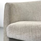 Paire de fauteuils sur roulettes pour Saporiti Italia, nouvelle tapisserie, années 1970.