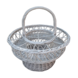 Rattan bottle rack portable bar