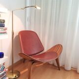 Modernist adjustable architectural floor lamp 1970s