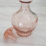 Carafe à liqueur rose