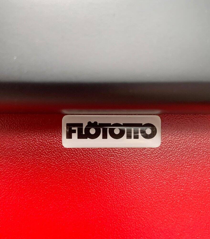 Double bed postmodern German vintage profile system by Elmar Flötotto for Flötotto.