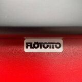 Double bed postmodern German vintage profile system by Elmar Flötotto for Flötotto.