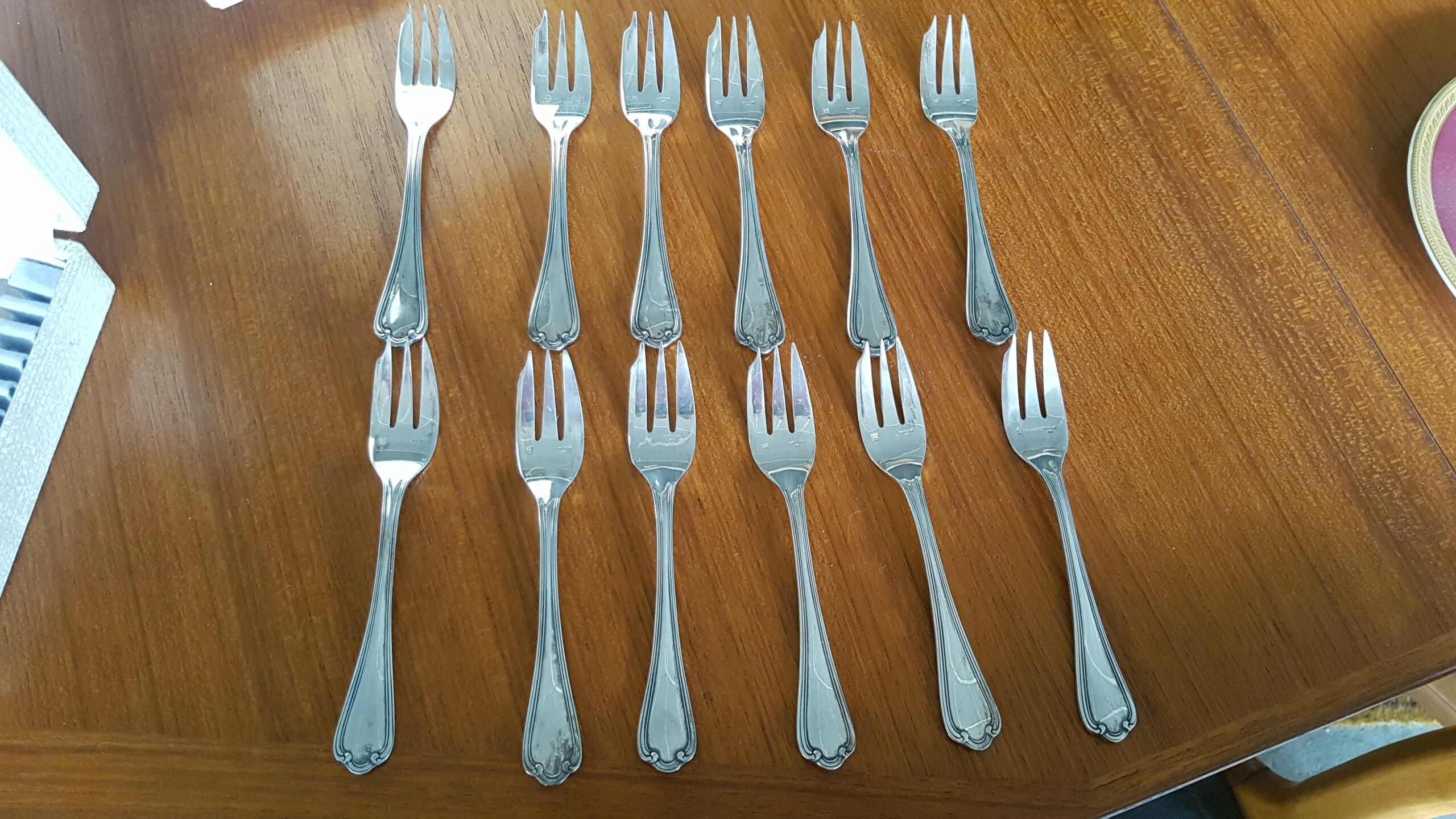 Ercuis cake forks