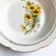 Plat creux gien marguerites vintage