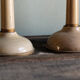 3 wooden hats turned, art deco