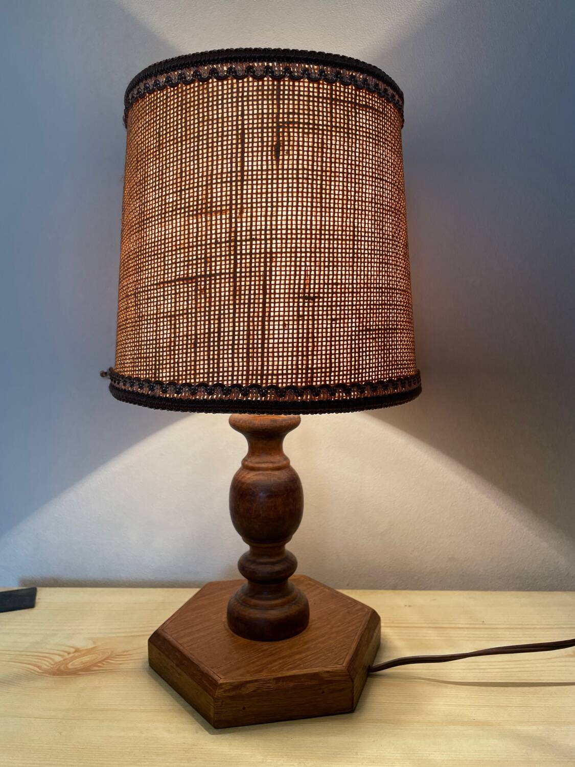 Wooden lamp