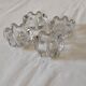Lot de 4 bougeoirs en cristal