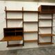 Meuble mural scandinave vintage en teck par Poul Cadovius pour Royal System, Cope