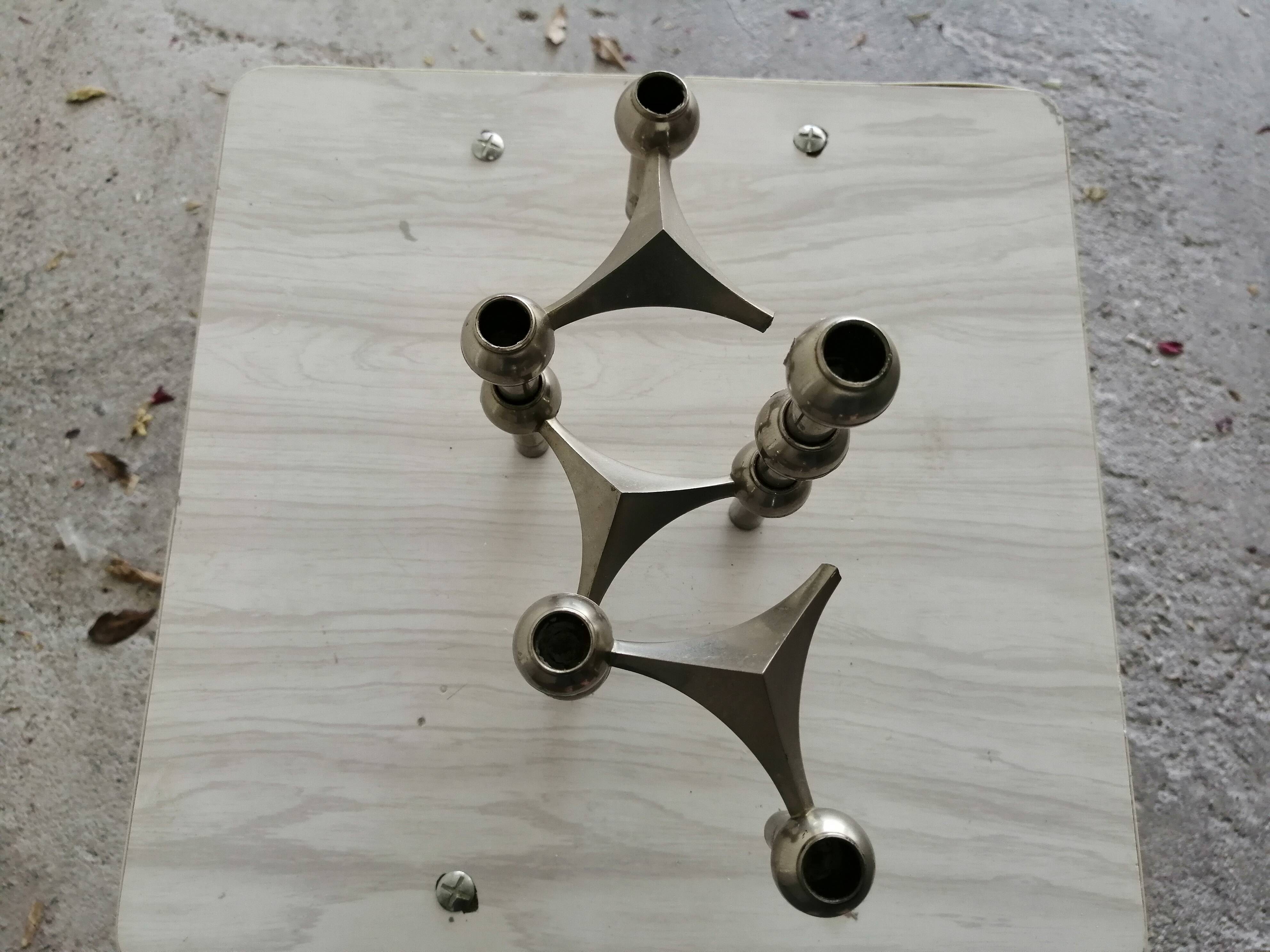 Bougeoir scandinave modulable en acier