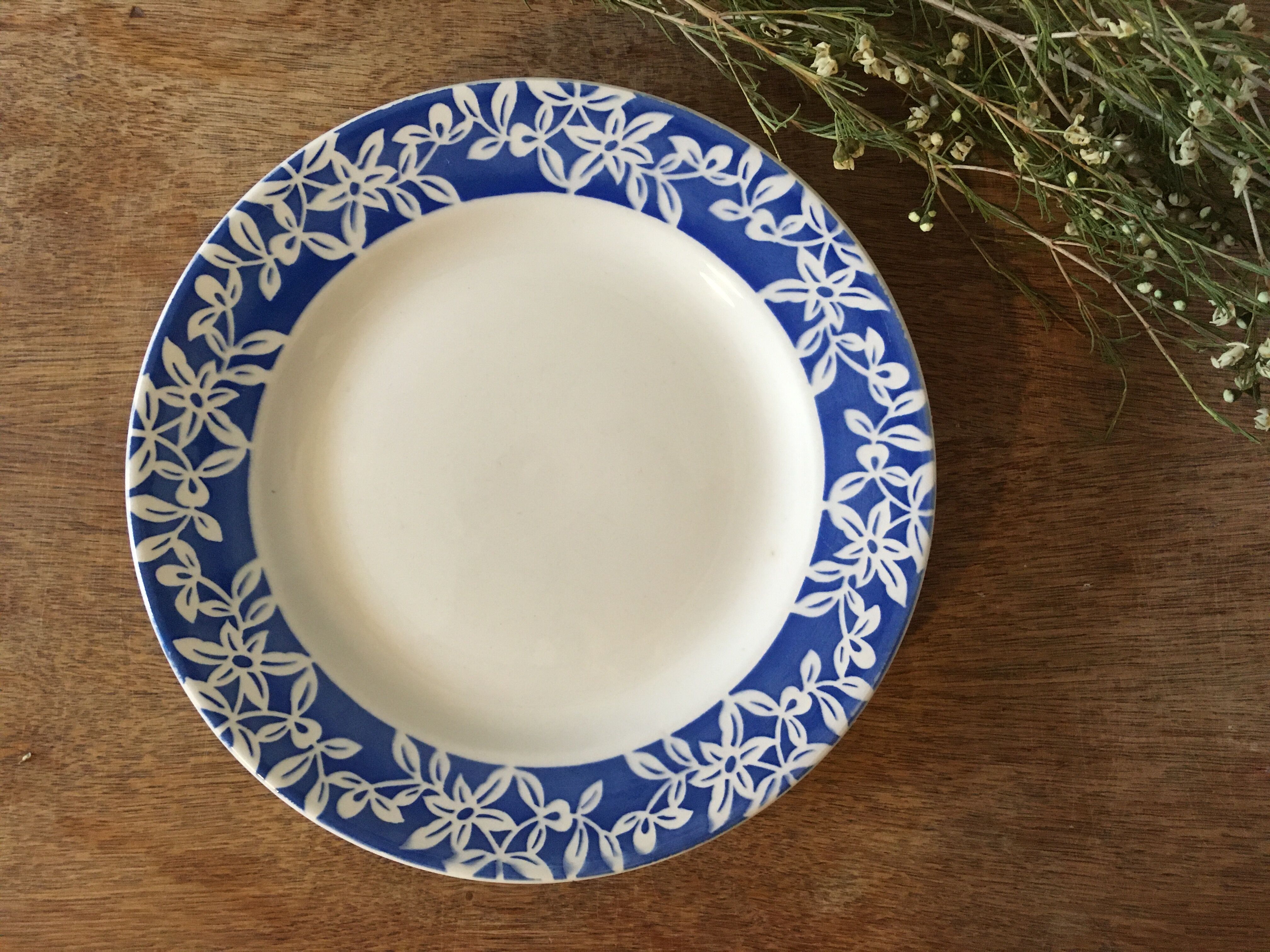 3 plates Digoin Sarreguemines model Calvi