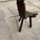 Spanish brutalist chair in wood, 1960s