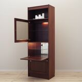 Mahogany showcase, Danish design, 1970s, production: Denmark