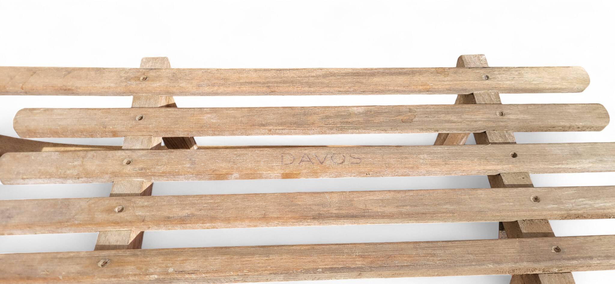 Luge en bois Davos, Suisse