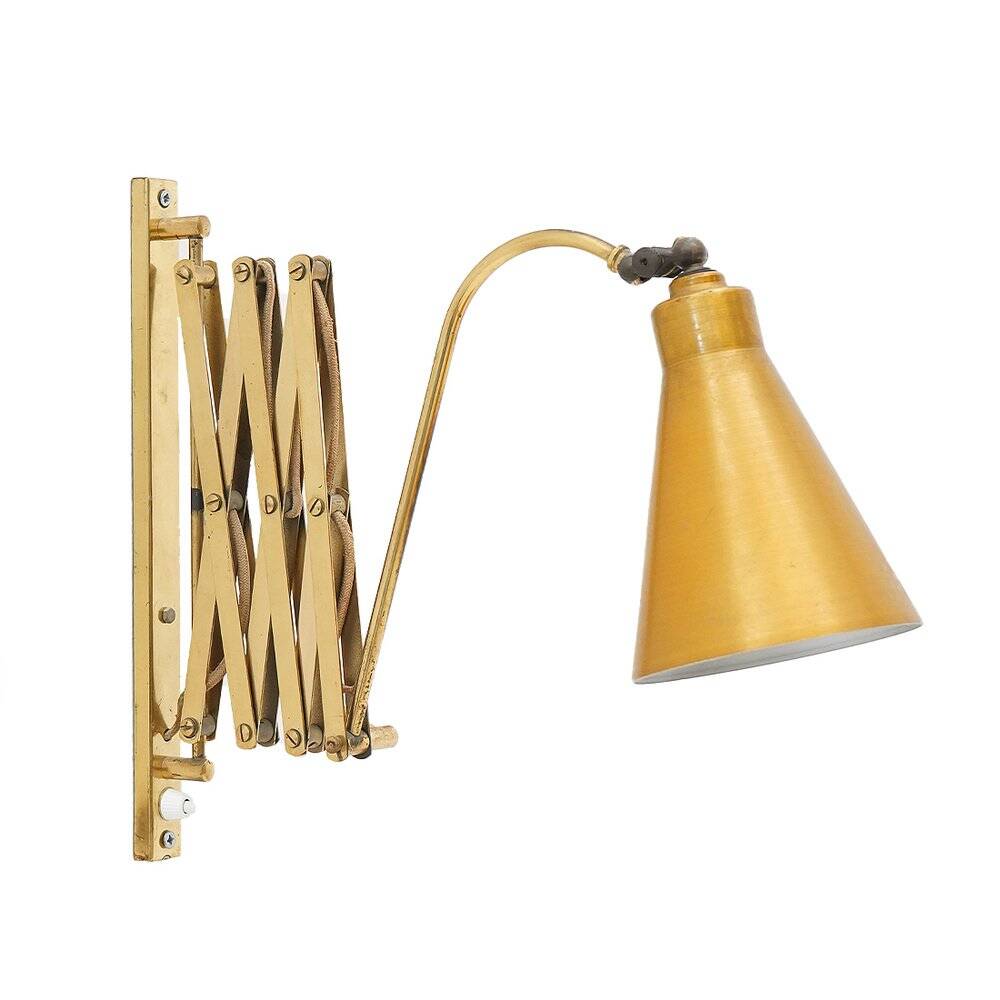 Wall lamp with a pantograph, 1950s