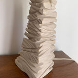 Brutalist stone lamp