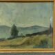 Ennio Cocchi landscape and still life painted on both sides panel