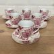 Set of 6 Country Corner coffee cups
