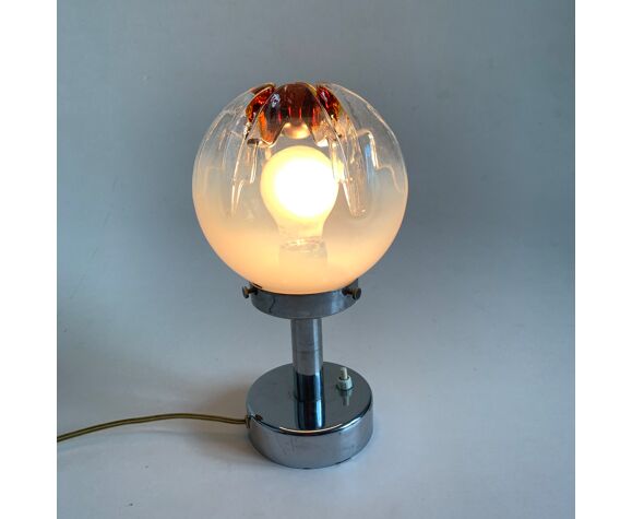Murano Glass Globe Table Lamp 1960s Selency Murano Glass Globe Table Lamp 1960s, Glass Globe For Lamp