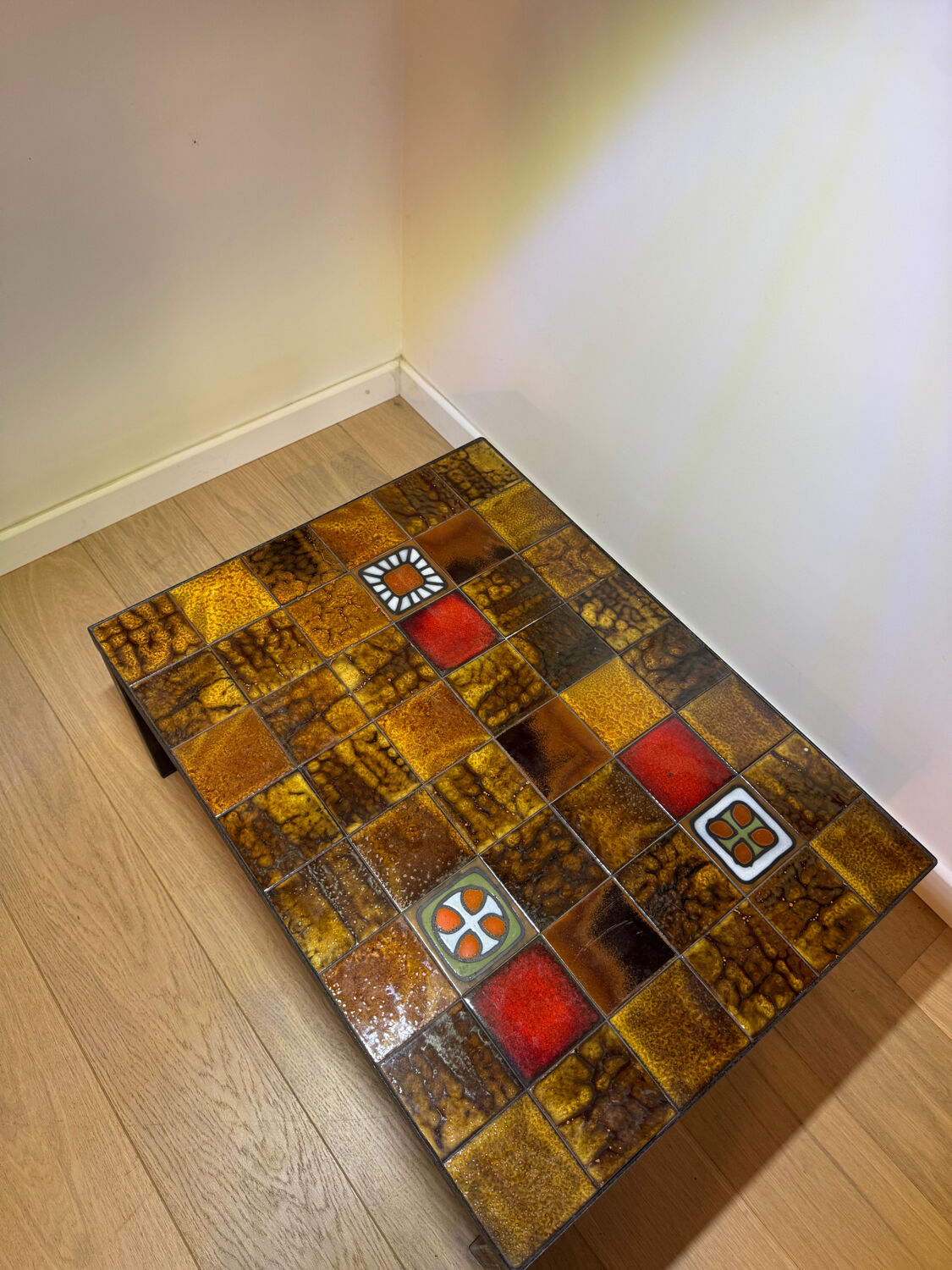 Table basse en ceramique par Jean Gregorieff