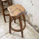 Pair of Henri Bataille stools in oak