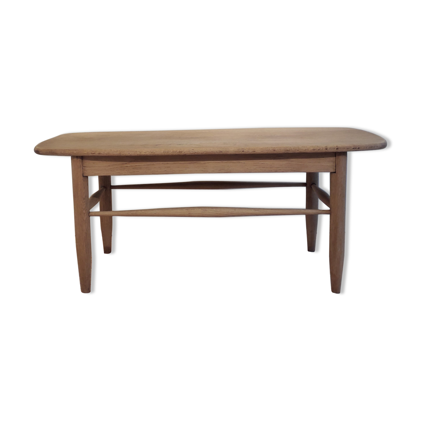 Solid oak coffee table