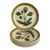 Herbier Gien stoneware plates