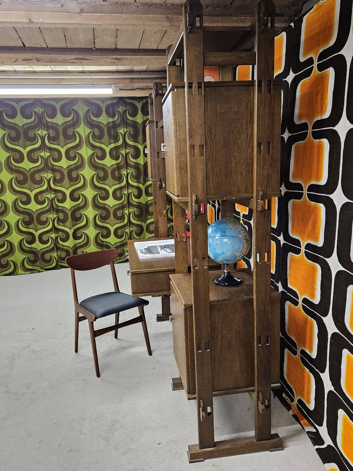 Vintage modular furniture 1970" library desk