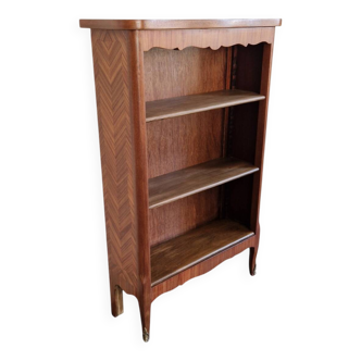 Bibus marquetry in rosewood, Transition style - Mid 20th century