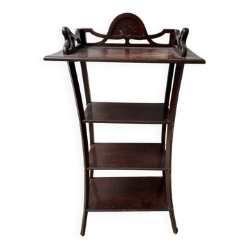 Console époque art nouveau en acajou