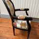 Fauteuil recouverte tissus PIERRE FREY