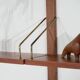 Cado modular shelving, teak veneer, Danish design, 1960s