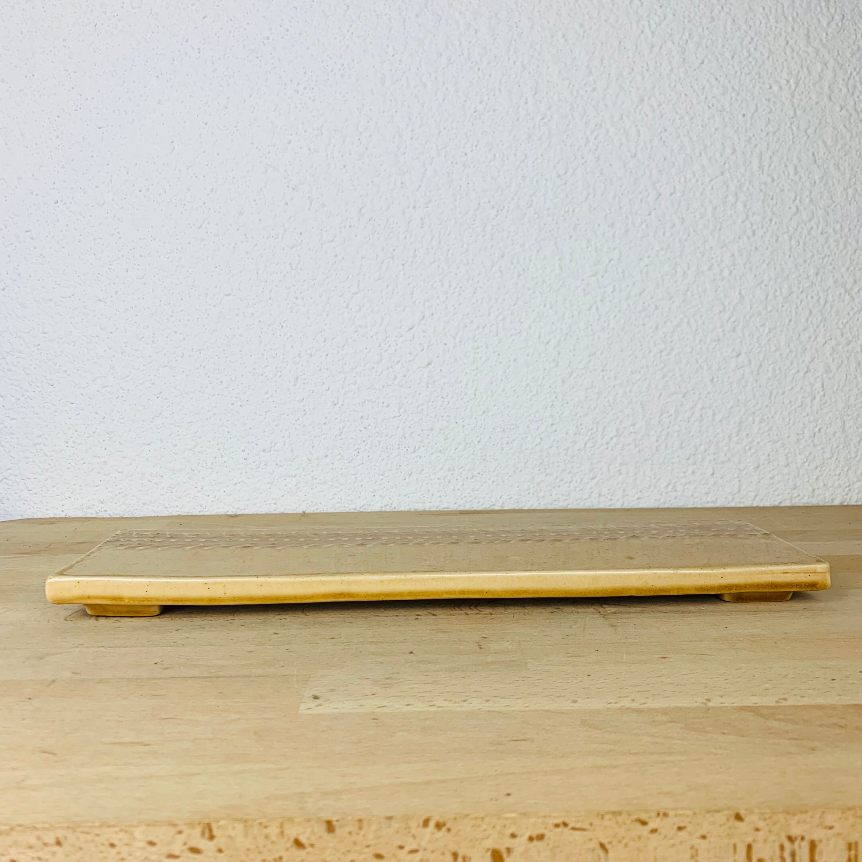 Rectangular vintage ceramic dish