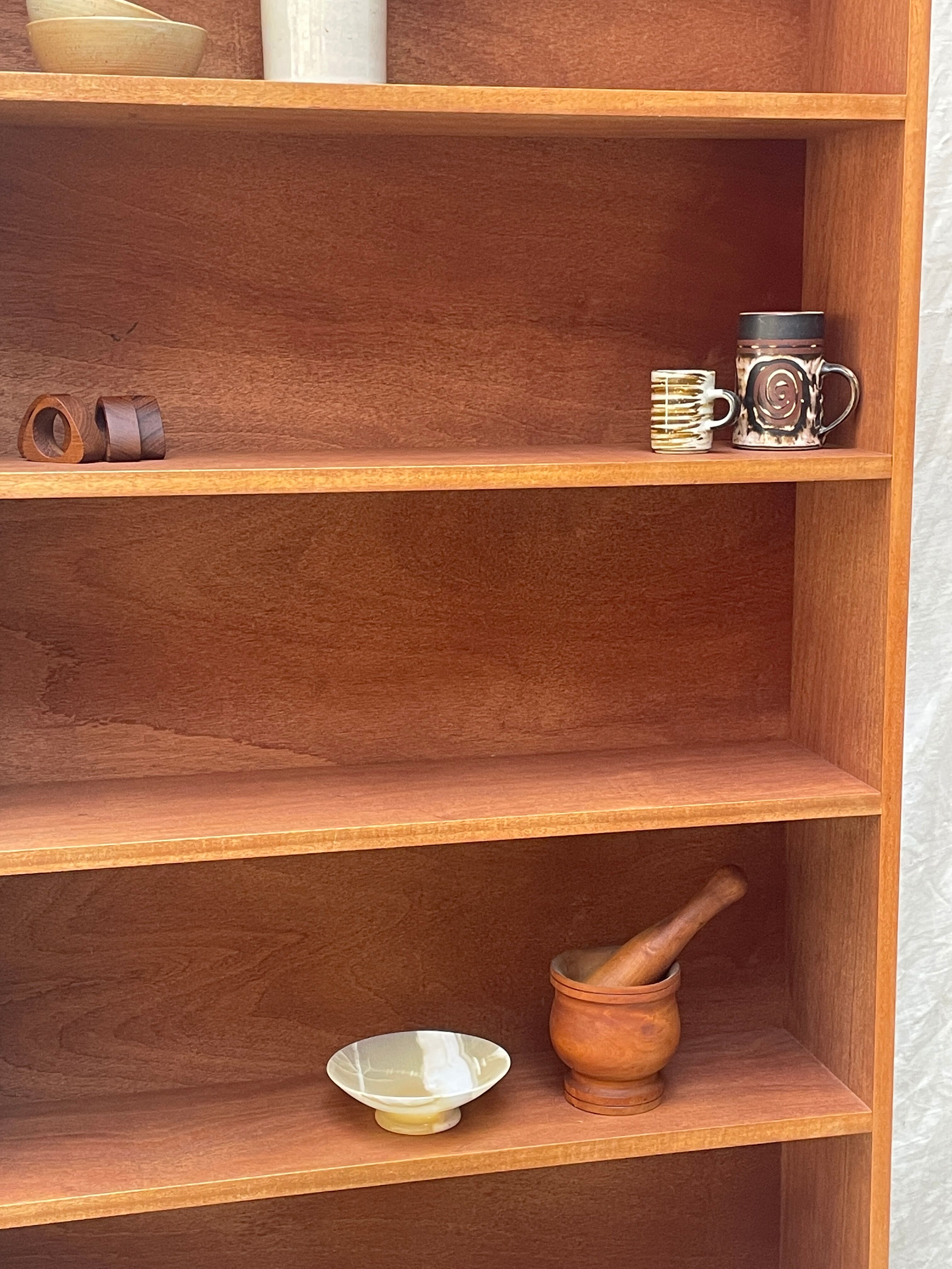 Teak shelf