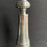Liqueur carafe in engraved crystal & silver metal