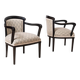 Set of 2 Biedermeier Armchairs in Rustic, Countryside Style, Austria, 1850s