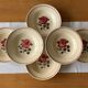 6 old hollow plates in earthenware from Badonviller