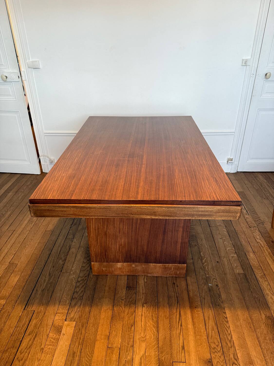 Art Deco solid wood dining table