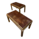Paire de tables basses des années 70.