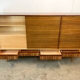 Multifunctional vintage highboard, rosewood, 60s