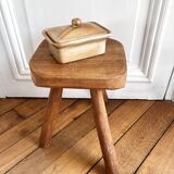 Vintage stoneware terrine butter dish