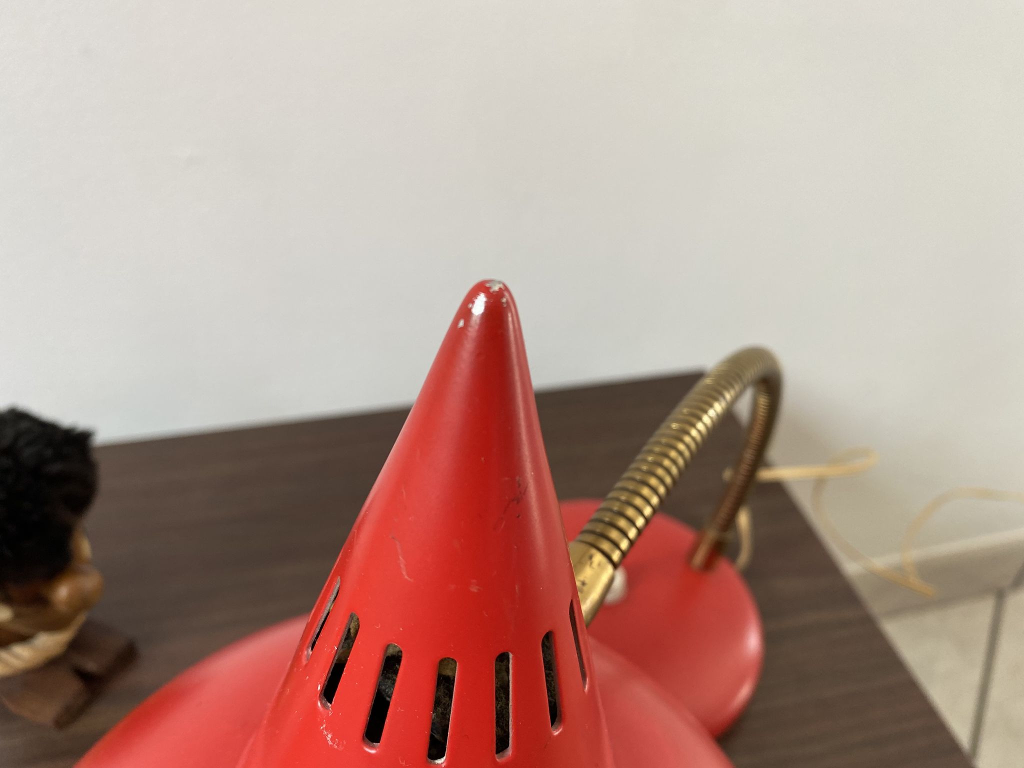 Vintage Italian diabolo casserole lamp 50s 60s Florence