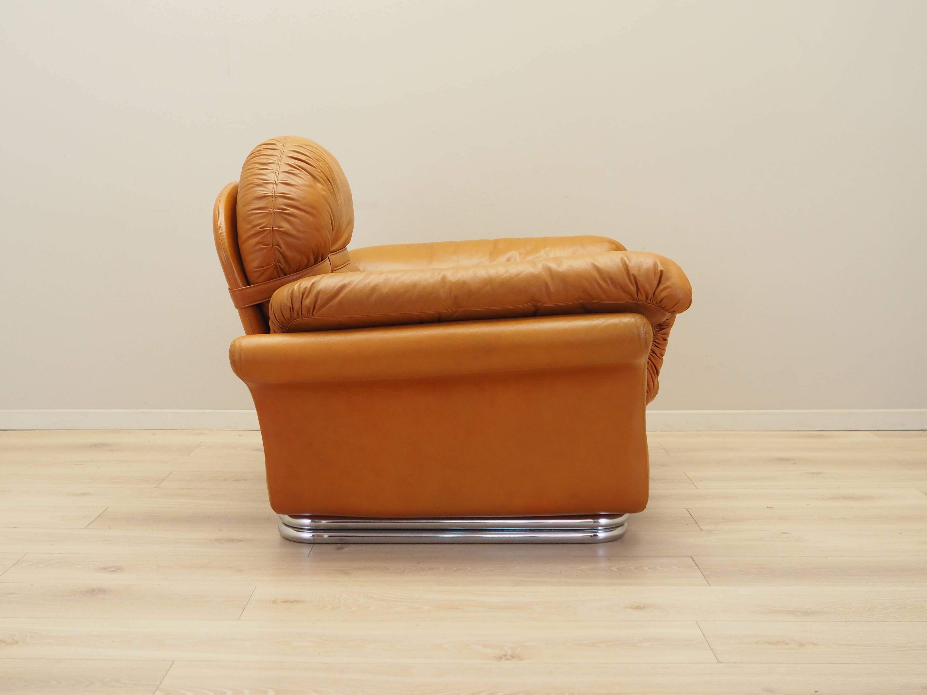 Orange armchair, Space Age design, 1960s, production: Italy