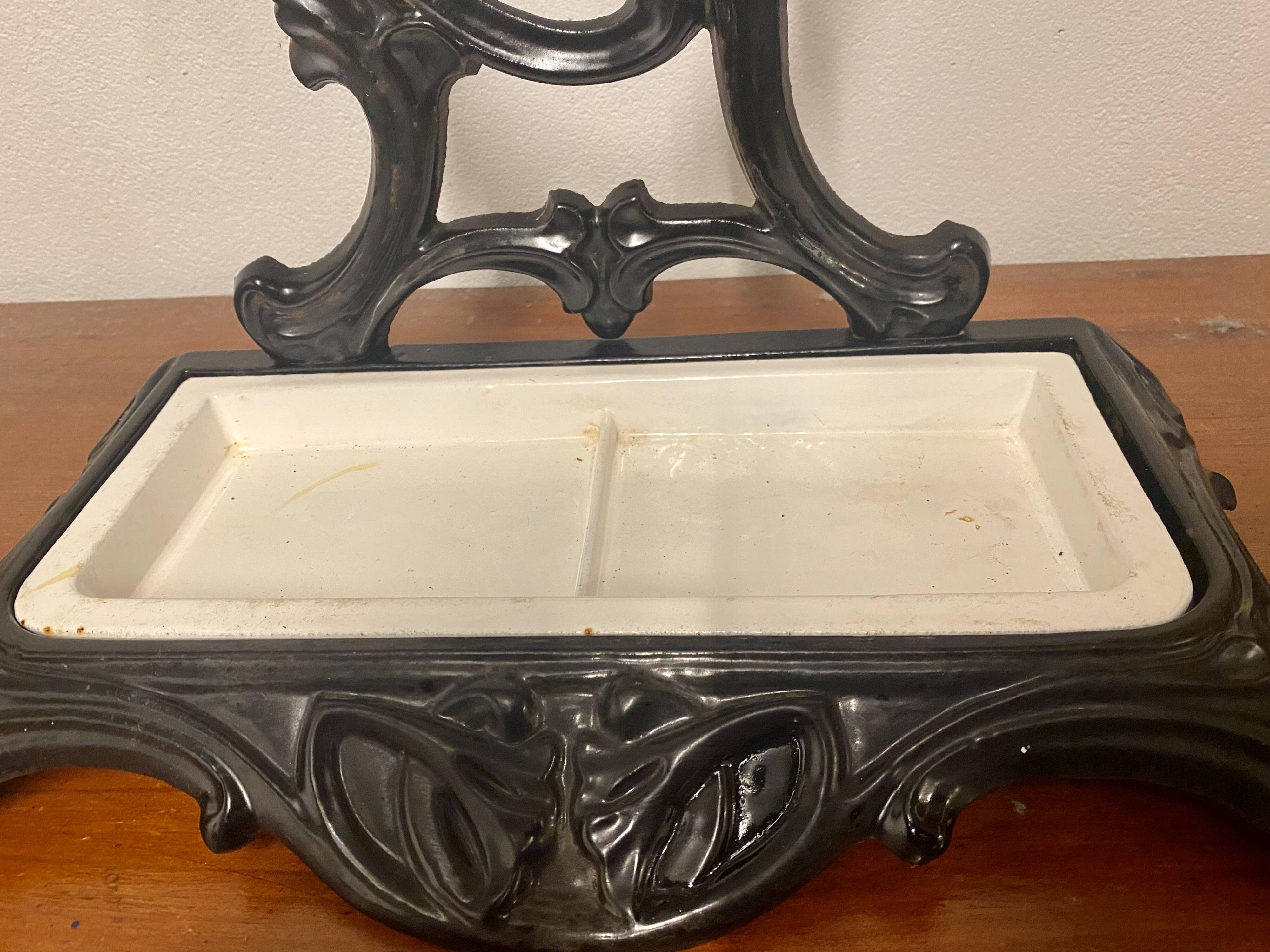 Antique cast iron umbrella stand