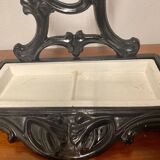 Antique cast iron umbrella stand