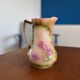 Heron and lily pitcher, St Clément factory, 1920s - vintage water carafe
