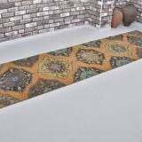 Colourful Vintage Oushak Runner Sku2480