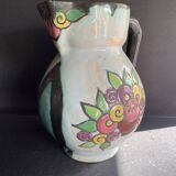 Enamelled jug – Desvres earthenware – Henri Delcourt (1872-1963)