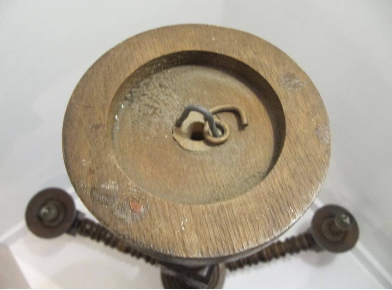 Brutalist lamp in the manner of Charles Dudouyt