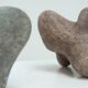 Pair of ceramic sculptures