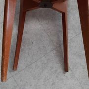 Vintage 1950s 60s dining room chair with tapered legs